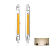 30W 118mm R7S LED Lamp Dimmable, Natural White 4500K, 3000 LM, Double Ended COB LED Bulb Equivalent Linear J118 300W Halogen Bulbs, 360 Degree LED Spotlight for Projector, Ceiling Lamp, 2-Pack