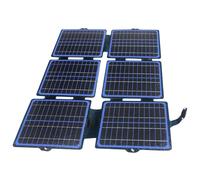 30W 12V/5V Portable ETFE Monocrystalline Solar Panel Folding Solar Panel Battery Charging Device Enduring Portable Mobile Power