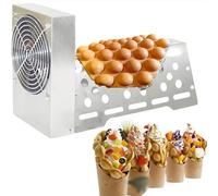 30W Automatic Egg Waffle Blower, Egg Pancake Cooling Fan with Automatic Induction, Automatically Blows Air To Dissipate Heat, Waffle Blower Making Machine, for Fast Food Restaurant Snack Bar