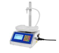 30W Digital Liquid Filling Machine, 3.2L/min Diaphragm Pump Filler with LCD Display & Flow Regulator,0.02-6.61lbs Quantitative Dispenser Automatic Bottle Filler Machine for Water Beverage Sauce