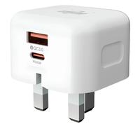 30W Dual Port USB & Type-C Fast Charger - UK - Free Charging Cable