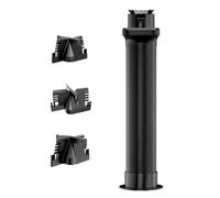 30W Electric Portafilter Cleaner, Automatic Coffee Portafilter Cleaning Tool with 3 Brush Head, Coffee Grounds Cleaner Machine, Portable Disassembly and Installation WithVisibleCoffeeGroundsBin