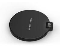 30W Fast Wireless Charger Pad, Wireless Charging Station Phone Charging Pad For iPhone 16 15 14 13 12 11 XS XR X 8, For Samsung Galaxy S25 S24 S23 S22 S21 S20 S10 S9 S8 All Qi Phones (Black)