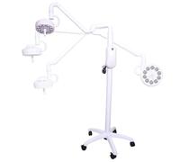 30W LED Surgical Exam Light, Dimmable Medical Beauty Exam Lamp, Adjustable Height, with 5 Rolling Wheels, Easy to Move