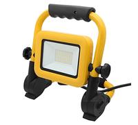 30w LED Work Light 250w Equivalent 3m Wire with Plug 240v Mains IP65 Waterproof Adjustable Energy Saving Floodlight 6000k Construction and Task Lighting