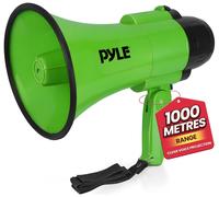 30W Megaphone Speaker with Microphone Loud Bullhorn Megaphones with Siren &