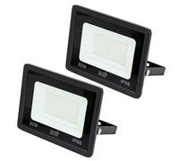 30W (Pack Of 2) Led Security Light - Ip66 Floodlight - Energy-Efficient And Wide Application - Cool White Waterproof Light
