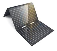 30W Portable Solar Panel, Foldable Solar Panel Charger with USB-C PD20W USB-A QC3.0 & DC Output for Cell Phone/Power Bank/Power Station, Fast Charging Waterproof for Camping Backpacking RV Blackout