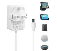 30W Power Adapter for Echo Show 15 8 10 21 18V 1.67A Replacement Charger for Echo (3rd/4th Gen) Echo Plus (2nd Gen) 6.3x2.5mm Plug with 1.5M Cable White