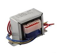 30W Power Transformer EI66*32, Converts Input 220V AC to Outputs 12V/24V with Safety Insulation Design (Dual output 24V)
