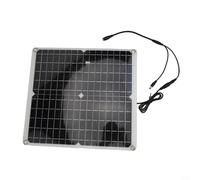 30W Solar Exhaust Fan for Greenhouse RV Chicken Coop with 18V Monocrystalline Panel Dual 12V Fans 3000 RPM Ventilation Kit IP65 Waterp(Solar Fan)