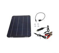 30W Solar Panel 12V Trickle Charger Battery Maintainer Kit with High-Efficiency Conversion and Multiple Safety Features for RV Boat Car Motorcycle Outdoor Use