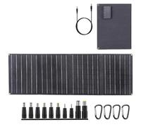 30W Solar Panel, Foldable Portable Solar Panel 30W Charger, Oxford Cloth, Dual USB, Type-C, DC Ports, Multiple Adapters, 11.6 x 9.4 x 1.8 in / 295 x 240 x 45 mm, 2.4 lbs / 1.1 kg