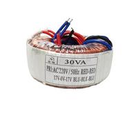 30W toroidal power amplifier 220V to 9V12V15V17V24V36V pure copper foot power supply(Transformer)
