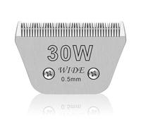 30W Wide Pet Dog Grooming Detachable Blades,Compatible with Andis,Oster A5,Wahl KM10/Moser 45/Masterclip A5 Clippers,Cut Length 1/50"(0.5mm),Fit for Larger Animals