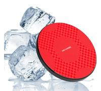 30W Wireless Charger, Fast Charging Pad, Qi Charger Pad, Charging Station for Apple iPhone 16/15/14/13/12/11/Pro/XS, Charger Mat For Samsung Galaxy, Earphones (Red)