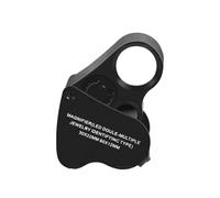 30x 60x Dual-Power Jewelry Loupe Having Built-in Led Light - Portable Folding Magnifying Glass for Watchmaking Stamp Collecting Antique Inspection Abs Metal Frame 94 X 43 X 28 Mm