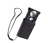 30X 60X Jewelry Magnifier LED Handheld Loupe Coin Stamp Repair Tool