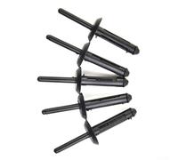 30x Car Bumper Rivet Clips Black Plastic Fastener Retainers Compatible with 1997-2004 For Grand Cherokee Limited Overland, Fits Inner Li