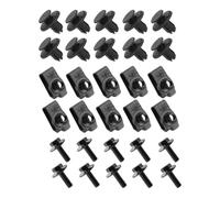 30X For for Qashqai Engine Undertray-Cover Clips Metal Bolt Fixed Nut Clamps