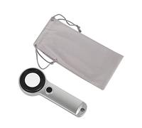 30X Lens Handheld-Eye Loupe Magnifier For Stamps- Jewelry LED Illuminated Rechargeable Glass Inspection Magnifier With Light