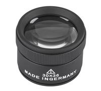 30X Loupe Magnifier, Black Pocket Magnifying Glass Jewelers Loupe Optics Lens Loupe Eye Magnifier for Jewelry Currency Stamps Gems