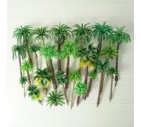 30X Mixed Model Trees for DIY Rainforest Scenery Layout, Perfect for Building Models and Sand Table Decoration