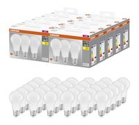 30x Osram LED Bulb A60 8.5W=60W E27 Matt 806lm 2700K 200° Warm White