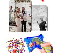 30x Party Confetti Cannons Automatic Inflatable Confettis Poppers For Birthday And Festival Celebration Effects Festival Confetti Popper