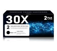 30X Toner Compatible (2-Pack) with HP 30X Black High Yield Toner Cartridge