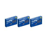 30x Varta Industrial AAA Micro MN2400 Alkaline Batteries 1.5V