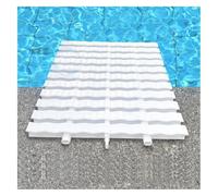 30x100cm Swimming Pool Drainage Grate - 6 Pieces Gutter Grille for Driveways, Patios & Decks, Easy Installation, Three-Way Water Management System, Durable & Efficient Drainage Solution