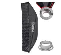 30x140cm Easy-Open FlatPak Strip Softbox with Two-Diffusion Layers (Patented Design) | Wedding, Portrait & Product Photography | Lightweight, Quick Setup for Professionals (Bowens S-Type)