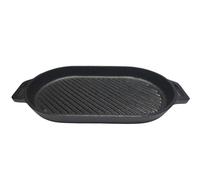 30x15.5cm Non-Stick Grill Pan for Pizza Pancakes BBQ Oven