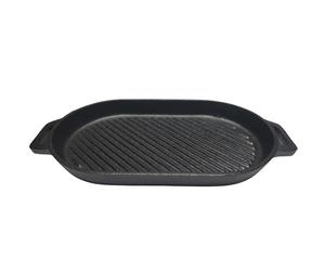30x15.5cm Non-Stick Grill Pan for Pizza Pancakes BBQ Oven