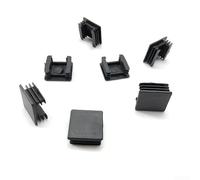 30x15mm square tube end cap black plastic cap for fitness equipment pipe 12PCS
