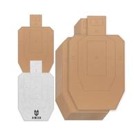 30x18in Cardboard Torso Shooting Targets - Durable Silhouette for Range Practice - Ideal for Pistol, Tactical, and Competition Use - Heavy-Duty, Reversible Design for Indoor/Outdoor Training, 60