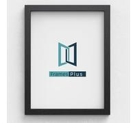 30x24 Inch Picture Frame (762 x 610mm), Wall Mounted, Shatterproof Styrene Front, Black Ash