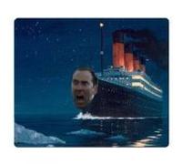 30x25cm 12x10inch Game Mouse Pads cloth & rubber Computer Custom mousepad Nicolas Cage