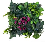30x30cm Artificial Plant Wall Panel No Watering(G) | Lifelike texture, vibrant green colors, natural look for gardens, shops, balconies, and walls