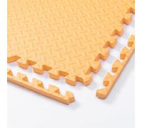 30x30cm Foam Puzzle Play Mat,10 Pack Interlocking Floor Tiles for Home Gym,Bedroom Crawling Mats Non-slip Interlocking Carpet Soft Area Rug (Orange,2.5cm Thick)