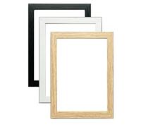 30x30cm Oak Picture frame. 24mm Thin Wall Hanging & Tabletop Photo frames for Home/Wall Décor