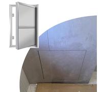 30x30in Magnetic Access Panel - Concealed Inspect Door with Aluminum Cover for Electl W Tileable Service Hatch for Easy Maintenance and Access 75x75cm