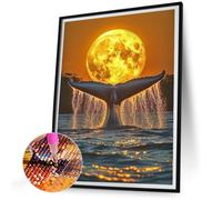 30x40cm Animal Diamond Painting Kit 5D Full Drill Round Gems for Living Room Wall Art