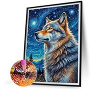 30x40cm Animal Diamond Painting Kit 5D Full Drill Round Gems for Living Room Wall Art
