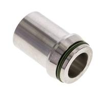 30x5mm Stainless Steel Straight with Welding End 400 bar FKMO-ring ISO 8434-1