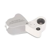 30x60 Magnifying Glass Jeweler's Magnifying Glass Gem Jewelry Stamp with LED Light Folding Magnification Diamond