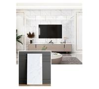 30x60cm Self Adhesive Marble Wallpaper Waterproof Floor Sticker Bathroom Living Room Wall Ground Decor(Color-1,30cmX 60cm 20PC)
