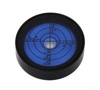 30x8mm M8 Thread Bubble Level for Mini Leveler - Aluminum Alloy Level with Low Parallax Error, Compatible with LCD Mounts, Picture Fra(Black and Blue)