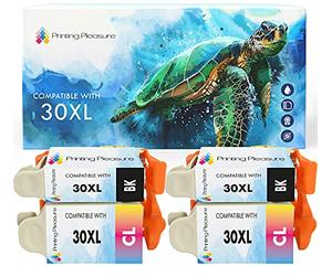 30XL Ink Cartridges,2 High Capacity Non Oem replacement Compatible for Kodak ESP C100,C110,C115,C300,C310,C315,C330,C360,1.2,3.2,3.2S,Office 2100,2150,2170 AIO,Hero 2.2,3.1,4.2,5.1(2 SETS)
